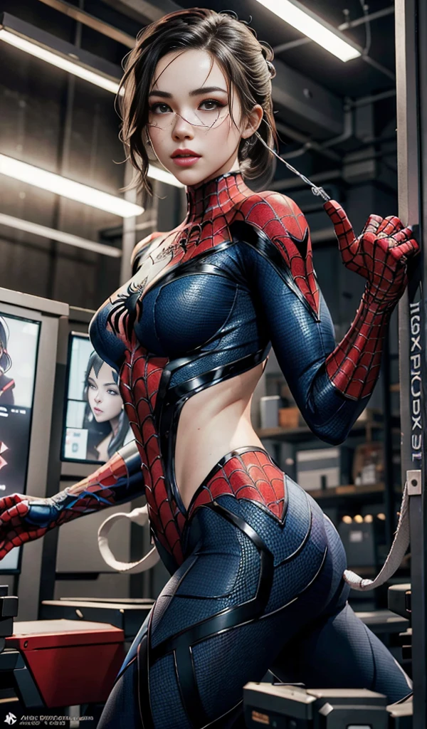 spidergirl n a black and blue spiderman suit , BIG ASS , Hailee Steinfeld big , shaking ,hands tied, , nude, big ,xtremely detailed artgerm, ig model | artgerm, trending artgerm, style artgerm, in the style artgerm, artgerm style, by ruan jia and stanley artgerm, artgerm and rossdraws, artgerm on artstation pixiv {Hailee Steinfeld}
