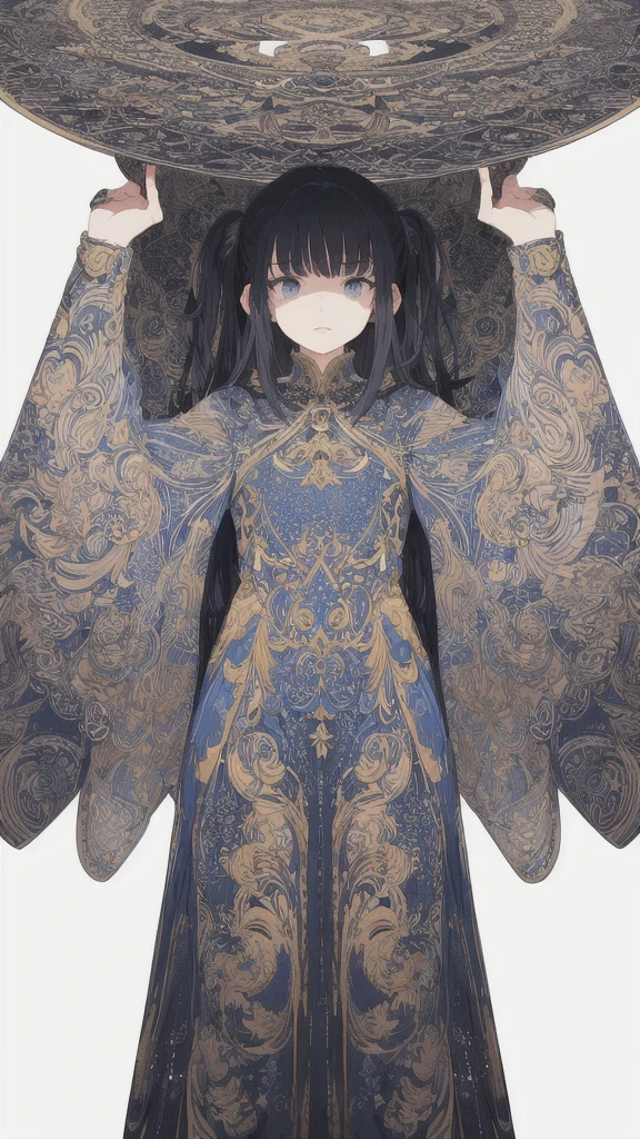 leaning back with hands out in the air,girl、high school girl、(masterpiece, highest quality, official art:1.2), (flat color:1.5),(colorful),looking at the viewer,1 girl,alone, white background, ,(2D:1.5) ,NSFW
