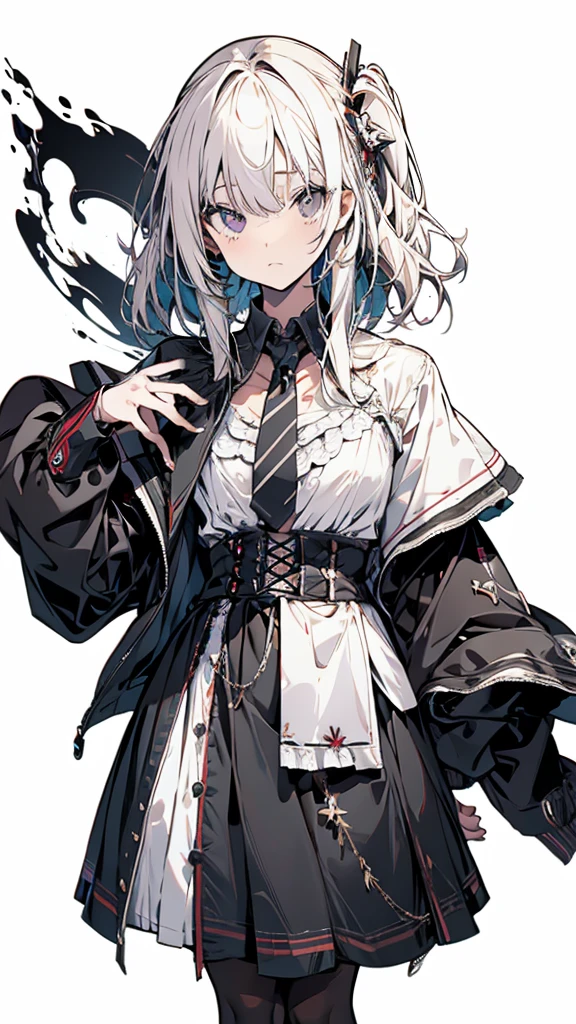 
leaning front with hands out in the air,girl from upper view、(masterpiece, highest quality, official art:1.2), (flat color:1.5),looking at the viewer,1 girl,alone, white background, ,(2d:1.5) ,whole body、Masterpiece、Popular on pixiv、Girl、dress、bouquet、sight、disorganized, absolute resolution, incredibly disorganized, High resolution, Looking at this、stare