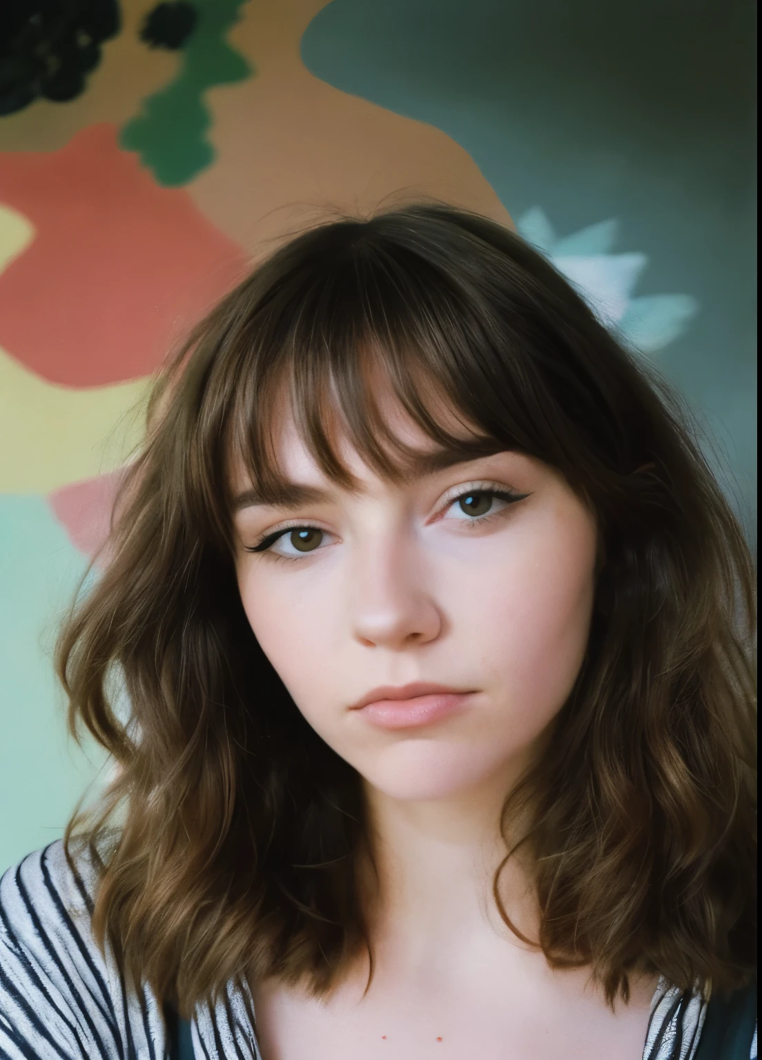 portrait of woman SavannahBrown, looking at viewer, highly detailed, film grain, 35mm photograph, professional, 4k, highly detailed,