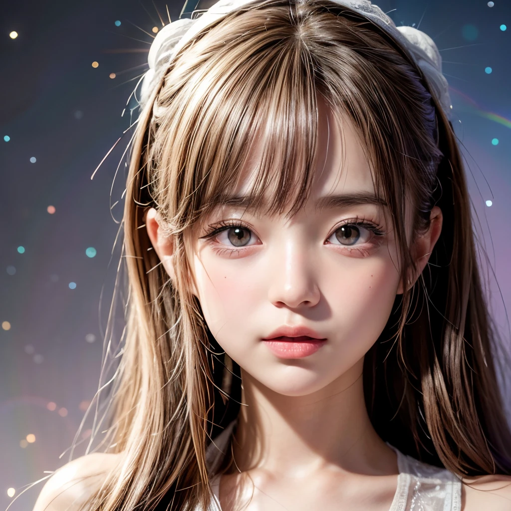 NSFW, 8k, High-level, absurd, masterpiece, best quality, primitive, very detailed CG, very detailed wallpaper, perfect lighting, Extremely detailed (((The personifying " LA Lakers " as a ))), MysticSight, Tyndall effect, Tyndall scattering, Studio gray background with (many Dazzling RainbowColor particles BokeH:1.28), (RoundlyButts, ThighGap), (Exposed:0.4), (Assfocus with looking ahead), BREAK (NOGIZAKA face variations) Extremely Detailed very KAWAII face variations, perfect anatomy, Childish, captivating gaze, elaborate detailed Eyes with (sparkling highlights:1.28), long eyelashes、Glossy RED Lips with beautiful details, Coquettish tongue, Rosy cheeks, Radiant PearlSkin with clear transparency . { (Dynamic LifeLike expressions:1.4) | :d) }, (large eyes:-1) .