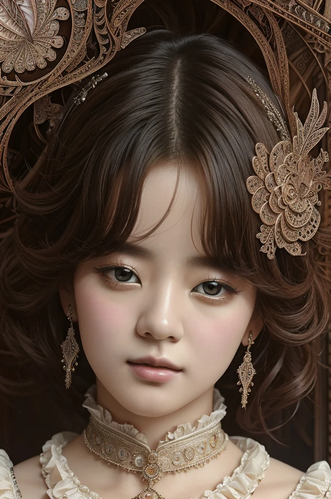 (masterpiece, top quality, Best Quality, official art, beautiful and aesthetic:1.2), jimin in victorian era detailed,(fractal art:1.3),showy,more detailed