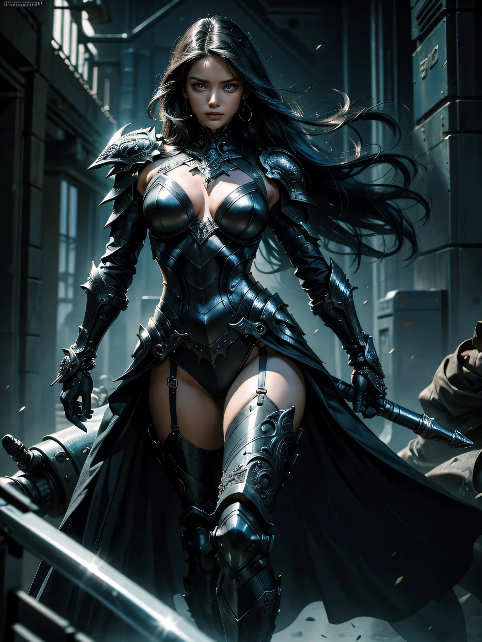 Stunning Black Shiny Armored Lady: A Masterpiece in Amazing Detail Photography
By: Clint Langley, Simon Bisley
- Quality: Insanely Detailed & Intricate, Hypermaximalist
- Detail: Extremely Detailed, Finely Crafted
- Resolution: Ultra High-Resolution (16k)
- Style: Elegant, Ornate, Hyper Realistic, Super Detailed, Noir Coloration
- Mood: Serene
This masterpiece, a testament to the skills of Clint Langley and Simon Bisley, showcases a beautiful woman donning a black shiny armor with a flowing c