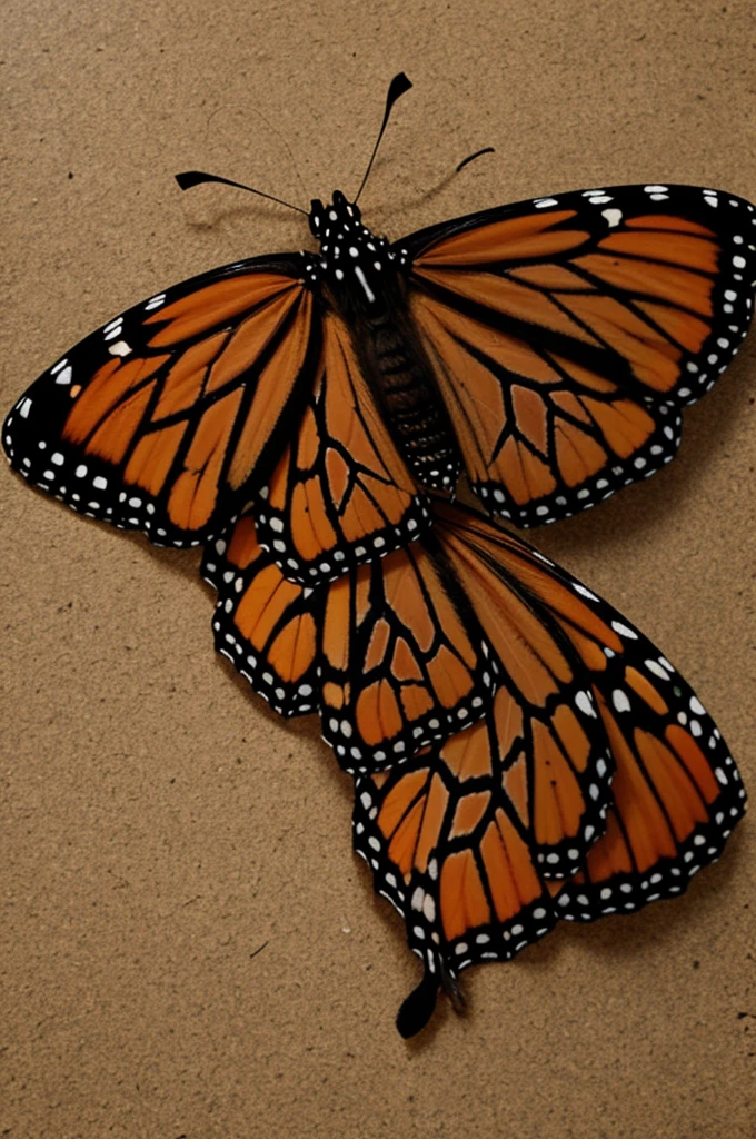 create a monarch butterfly 