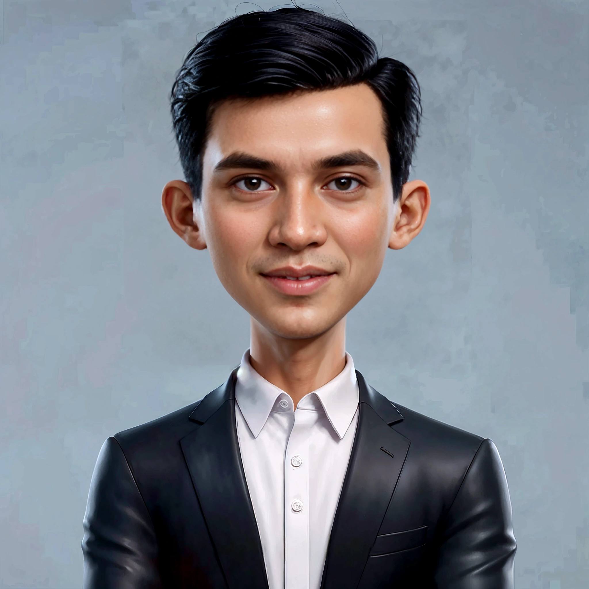 arafed man in a suit and white shirt posing for a picture, inspired by Rudy Siswanto, for hire 3d artist, 3d portrait, realistic cartoon, highly detailed vfx portrait of, realistic portrait photo, handsome stunning realistic, 3d character realistic, realistic studio portrait, cartoon portrait, stylized portrait formal pose, 3 d artist, caricature style