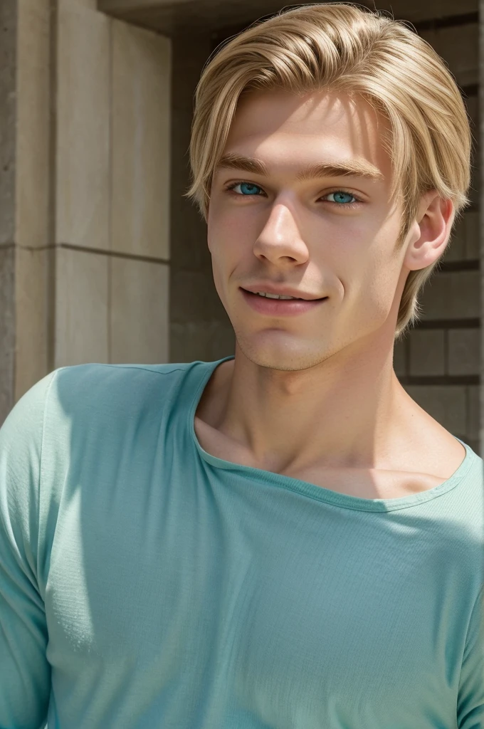 beautiful, perfect, and flawless. He is 19 years of age in the first 4 Shatter Me books, turning 20 at the end of Defy Me. He has blond hair and green eyes usually described as pale emerald. He has a defined and strong jaw, and dimples when he smiles
