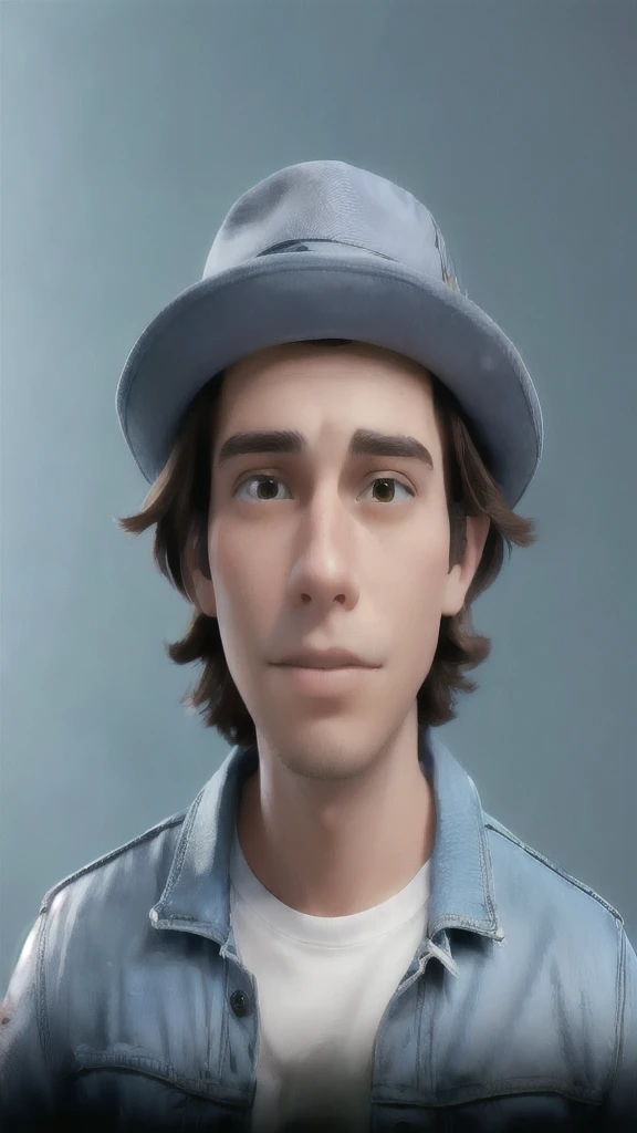 there is a man wearing a hat and a jacket, realistic studio portrait, portrait of ultra realistic, realistic portrait photo, portrait of jughead jones, realistically rendered face, hyperrealistic teen, photo realistic portrait, photo-realistic face, photorealistic portrait, digital art. photo realistic, highly detailed vfx portrait of, photorealistic face, highly detailed vfx portrait
