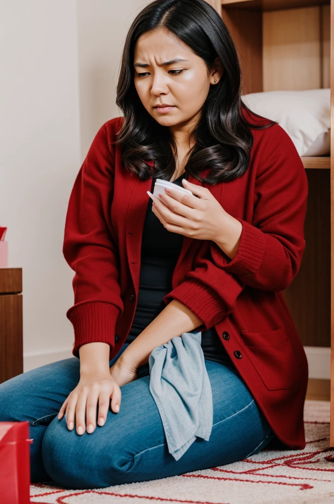 34-year-old woman with very heavy menstrual period