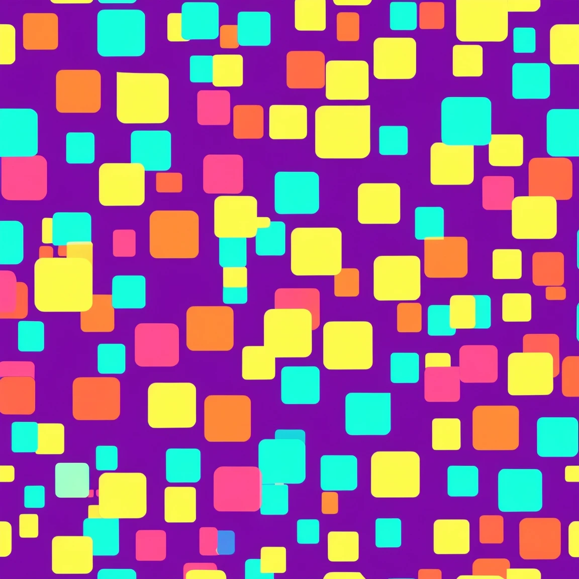 anime abstract cube patterns, vibrant colors, poster (posterCubes style:1), repeating pattern