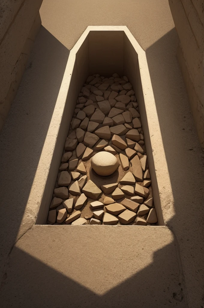 logo image of an empty tomb without a single person vector