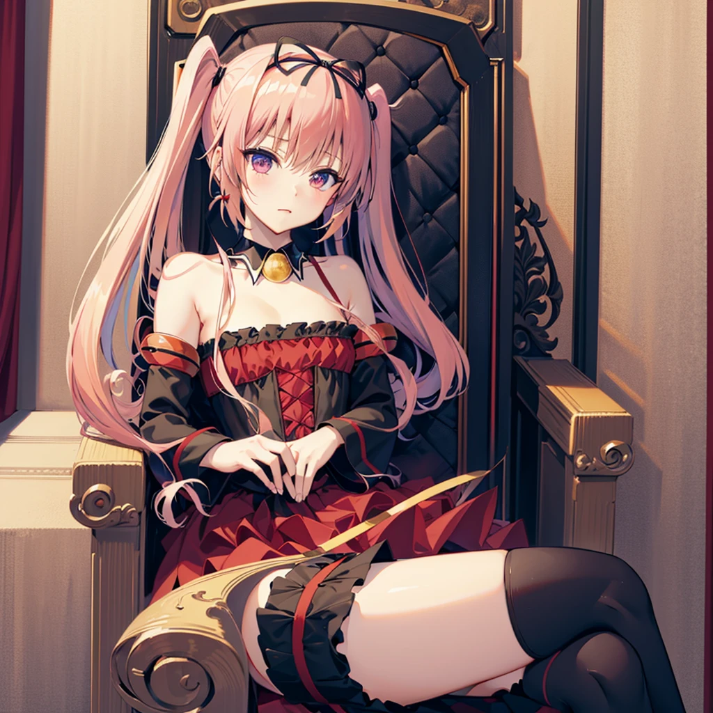 rose hip, bare shoulders, Ahoge, hair between eyes, nails, Sharp teeth, long hair, gray skin, colored leather, multicolored hair, language, language out, is sitting, hands above head, chains, cuffs, metal collar, masterpiece bracelets,(Best quality),extremely detailed,illustration, One, bright color, Beautiful, small parts, ultra detailed, difficult, Beautiful lighting
crossed legs, leg_focus, foot focus, is sitting on chair, chair, is sitting, looking down, I look at the viewer, seductive smile, long legs, femdom, long_legs, 2 girl, cowboy shot, (from below), IFOM, adult, close-up,
