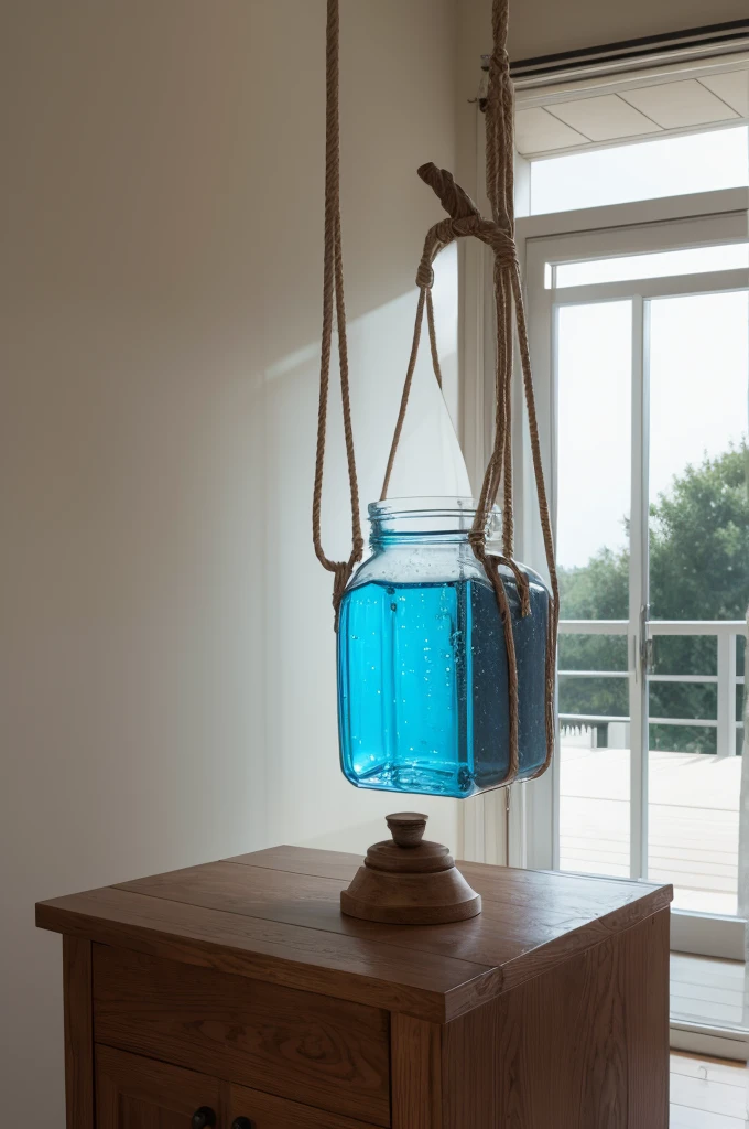Hanging Water Jug Sculpture
