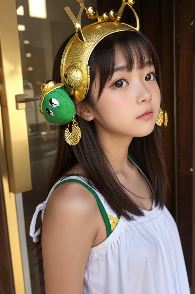 Frog　gold　Headgear　girl