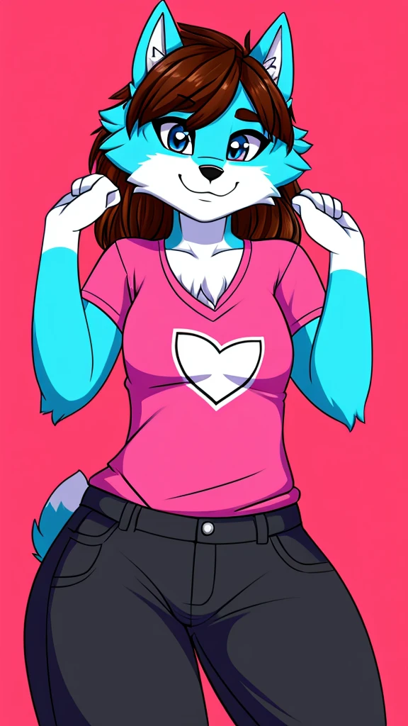 (by wamudraws, by burgerkiss, at terans, by freeedon, by Kilinah, by Coffeesoda, by Hioshiru, by Kilinah) ((Red shirt)) ((smallboobs,small tits)),alone, punctuation_9,punctuation_8_High above,punctuation_7_High above, a young hairy wolf Anthro nerd,child,child,feminine,young wolf girl, wolf muzzle,white wolf ears, white hairy body, Cao Cao, long messy black hair,long hair, Bblack hair, white wolf tail, black glasses, blue colored eyes, white wolf ears, white wolf tail,red shirt, short preto ,fly away,portraite,unexpressive,close up looking forward,white ear,icons,high qualiy,angry expression