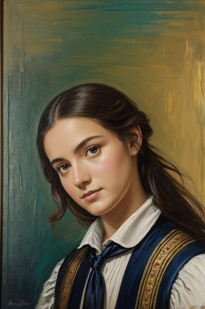 A young