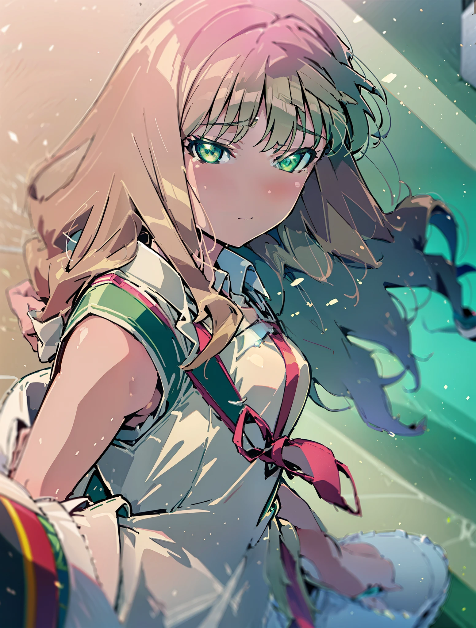 minami yume ,sss Dynazenon ,Long Hair, Brown Hair, (Green Eyes:1.5) ,smile,Wedding dress,Wedding Skirts,holding a large bouquet of flowers in both hands,Tears stream down her face,Tears of joy,I cry a lot,Stand Glass,
break outdoors, Association,Chapel,
break looking at viewer, whole body,(Cowboy Shot:1. 5) ,
break (masterpiece:1.2), Highest quality, High resolution, unity 8k wallpaper, (shape:0.8), (Beautiful and beautiful eyes:1.6), Highly detailed face, Perfect lighting, Highly detailed CG, (Perfect hands, Perfect Anatomy),