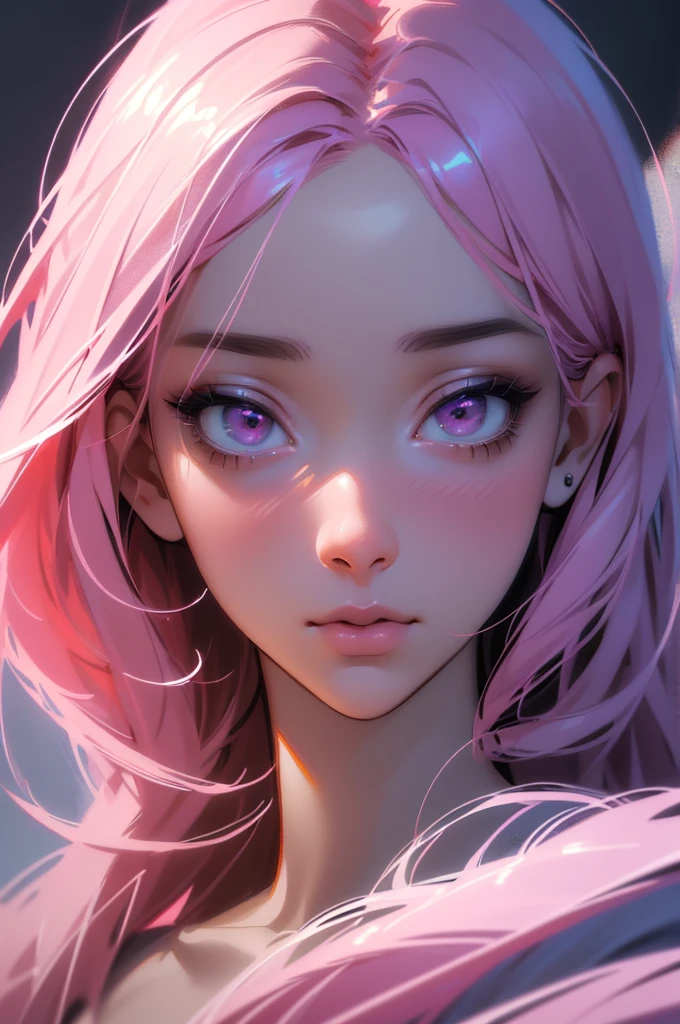 portrait of a woman covered in cloud of smoke, whirlwind, pink highlight colors, pink make-up, hints of pastel, misty, seductive, sultry, breathtaking, oil painting style, artistic, aesthetic modern art, (masterpiece, best quality, hires, high quality, by professional artist, ultra detailed, extremely detailed, absurdres, incredibly resolution:1.2), (masterpiece, best quality, by professional artist, high quality, hires, 8k:1.3), (cinematic, perfect lighting, 60mm lesn, depth of field)