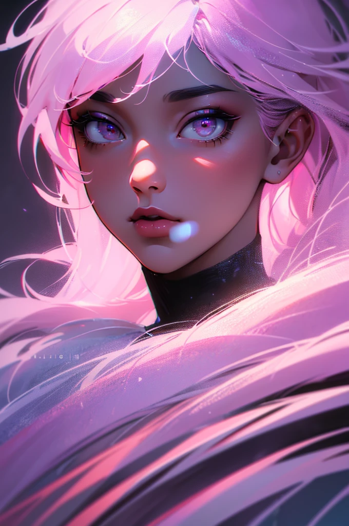 Professional,abstract beauty,approaching perfection,dynamic,Highly detailed,digitalpainting,Artstation,Concept art,Smooth,sharp-focus,illustartion,Artists: by Carne Griffiths, Wadim Kashin,leonid afremov,kandinsky,Psychedelic,watercolour,crystals foil,stylish,Fantastic,a gold,colorful neon, s face, waist-high, portraite of a, up close, near, queen, a goddess, A glorious sunrise, aura, Glow, multi-colored bright aurora borealis, Spectrum Rainbow,Colored feathers, In a chic, lavender-white-mint-pink gradient hair, pastel, mixed-language_SMS, (beautiful and clear background:1.2),, fantastic paintings , high detailed eyes, crystals, The Space of the Northern Lights, galaxy, Gorgeous hair, Plants. Loving. Love. ultra detail hair, Best Quality, hiquality, hight resolution, detail enhancement, ((most beautiful image in the world)), Masterpiece, Best Quality, High Quality Detail Enhancement, ((most beautiful image ), Shiny hair, Ultra chic, Topless, naked body, curvy chic body, Stampa Flores, art by stjepan sejic, art by j scott campbell, Artist Guillem March, art by citemer liu, 4k, hight resolution, comic book character, comic, high quality detailed, style of ::2.0 comix illustration style,tatoon style, hiquality, hight resolution, detail enhancement, 8K, HD, Best Quality, hiquality, hight resolution, detail enhancement, 8K, HDR, sharp-focus, Ultra Detailed, perfect lighting, Curvy Body, Lush big breasts, Curvy big hips, sparks, Stars, The Cycle of the Stars