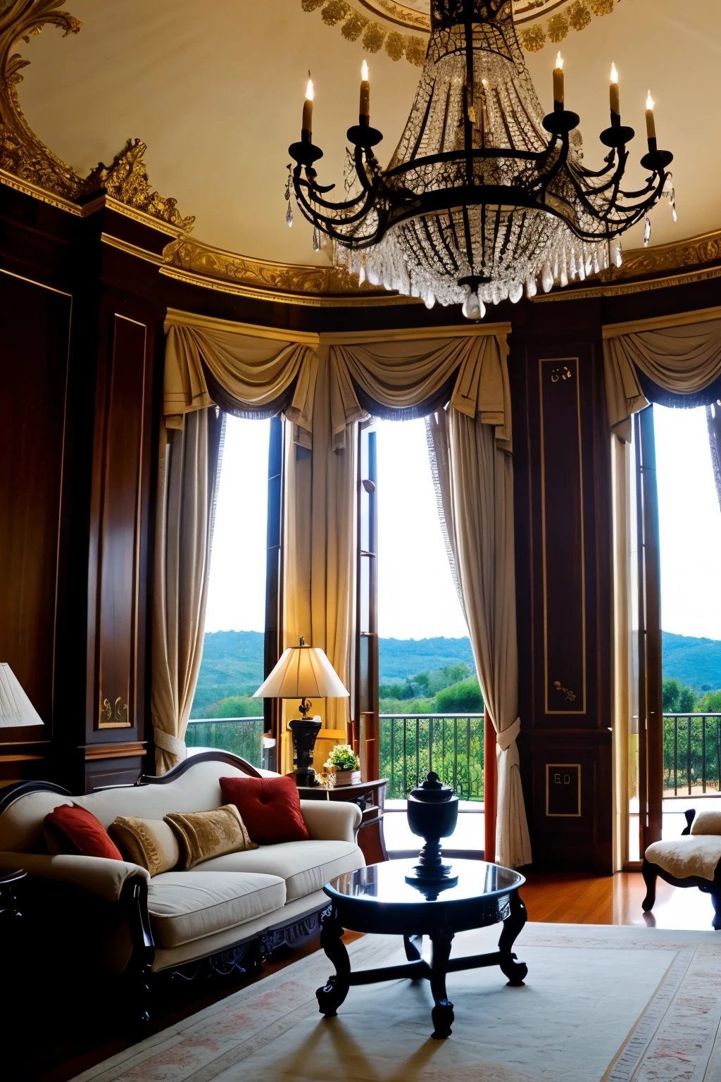background of a luxurious house