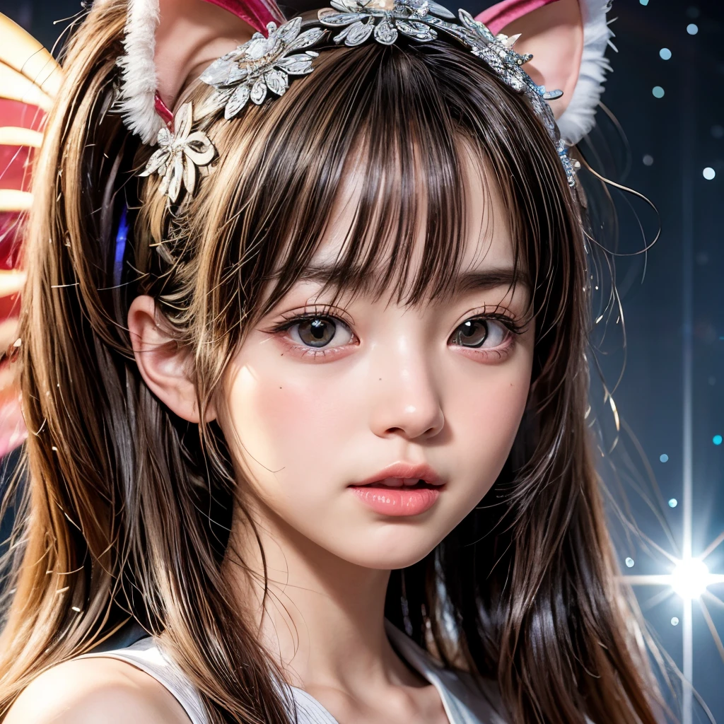 loraggl15, girls, brown_hair, cross, horns, long_har, looking_at_viewer, multiple_grls, purple_eyes, wings, small_breats, silver_hair, light_brown_hair, bare shoulder, unconcerne, NSFW, [unconcerned, NSFW,],
