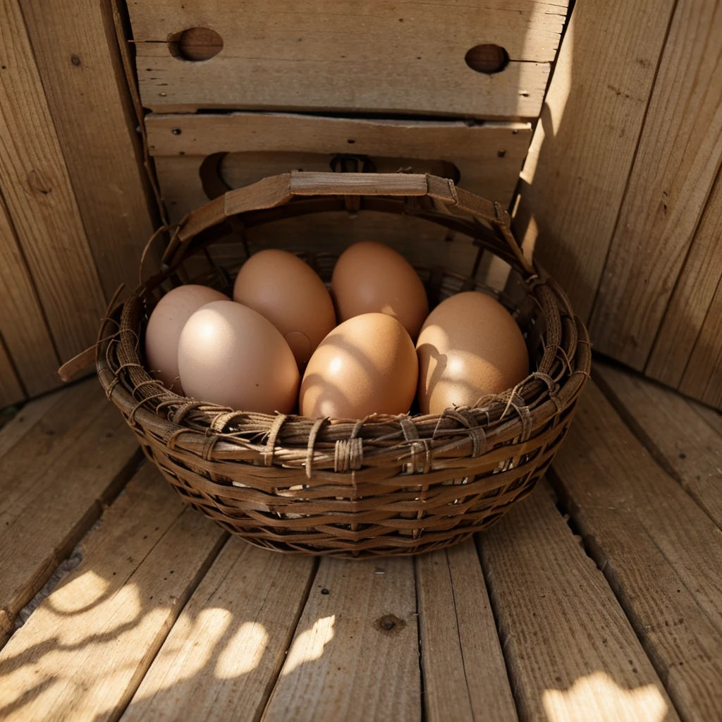Kittens hatching from chicken eggs