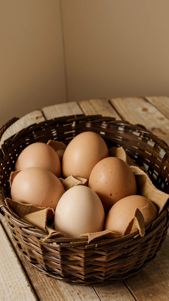 Kittens hatching from chicken eggs