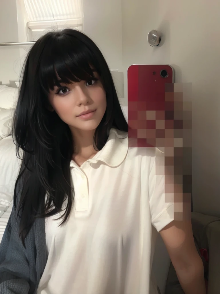 girl, long black hair
