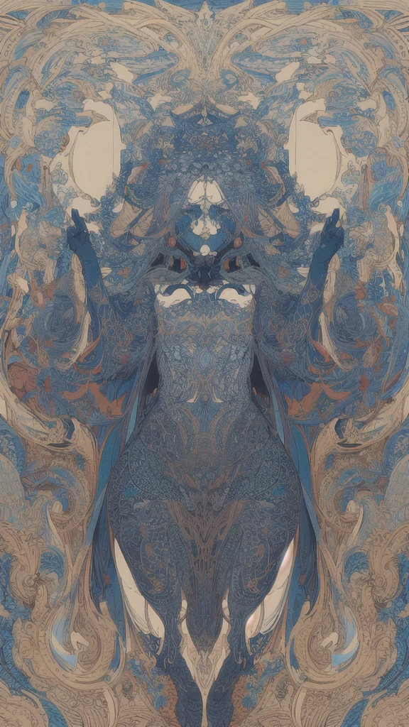 Estilo Tattoo: Create a tattoo that emulates aquatic body paint, where naked bodies are adorned by patterns inspired by underwater waves and organic shapes. Soft colors and transparencies can highlight the fluidity and grace of shapes.