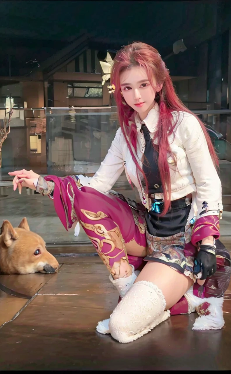 (best quality,4k,8k,highres,masterpiece:1.2),ultra-detailed,(realistic,photorealistic,photo-realistic:1.37),beautiful detailed eyes,beautiful detailed lips,extremely detailed face,detailed skin,woman looking away,outdoor scene,sunny day,snowy landscape,moonlit night