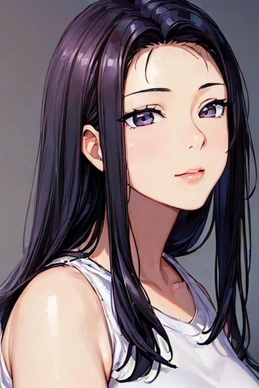 (masterpiece, high quality, lifelike, Ultra realistic, Remarkably high quality, photorealistic:1.5), Anime Girl with Black Long Hair minimalist logo design bright colors, high quality, extreme quality, super detailed
