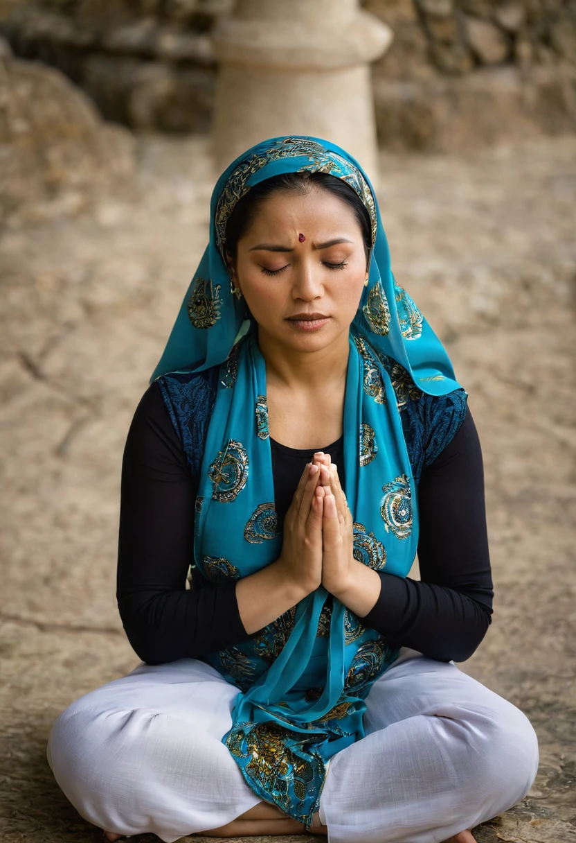 woman praying