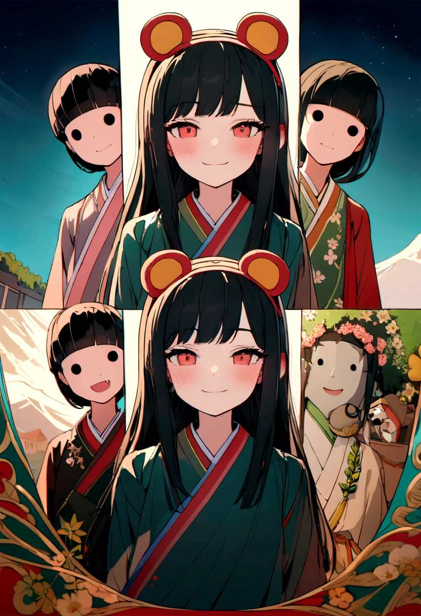 melhor qualidade, alto_resolução, distinto_imagem, fundo detalhado ,garota, Hanbok,flor,jardim,lua, noite,Output
black hair, hair bobbles, wince, longeyelashes, solid circle eyes, fake animal ears, light smile, ear blush, fang, ccurate, Surrealism, drop shadow, anaglyph, stereogram, tachi-e, pov, atmospheric perspective, high detail, anime, Futurism, vanishing point, 8k, super detail, best quality