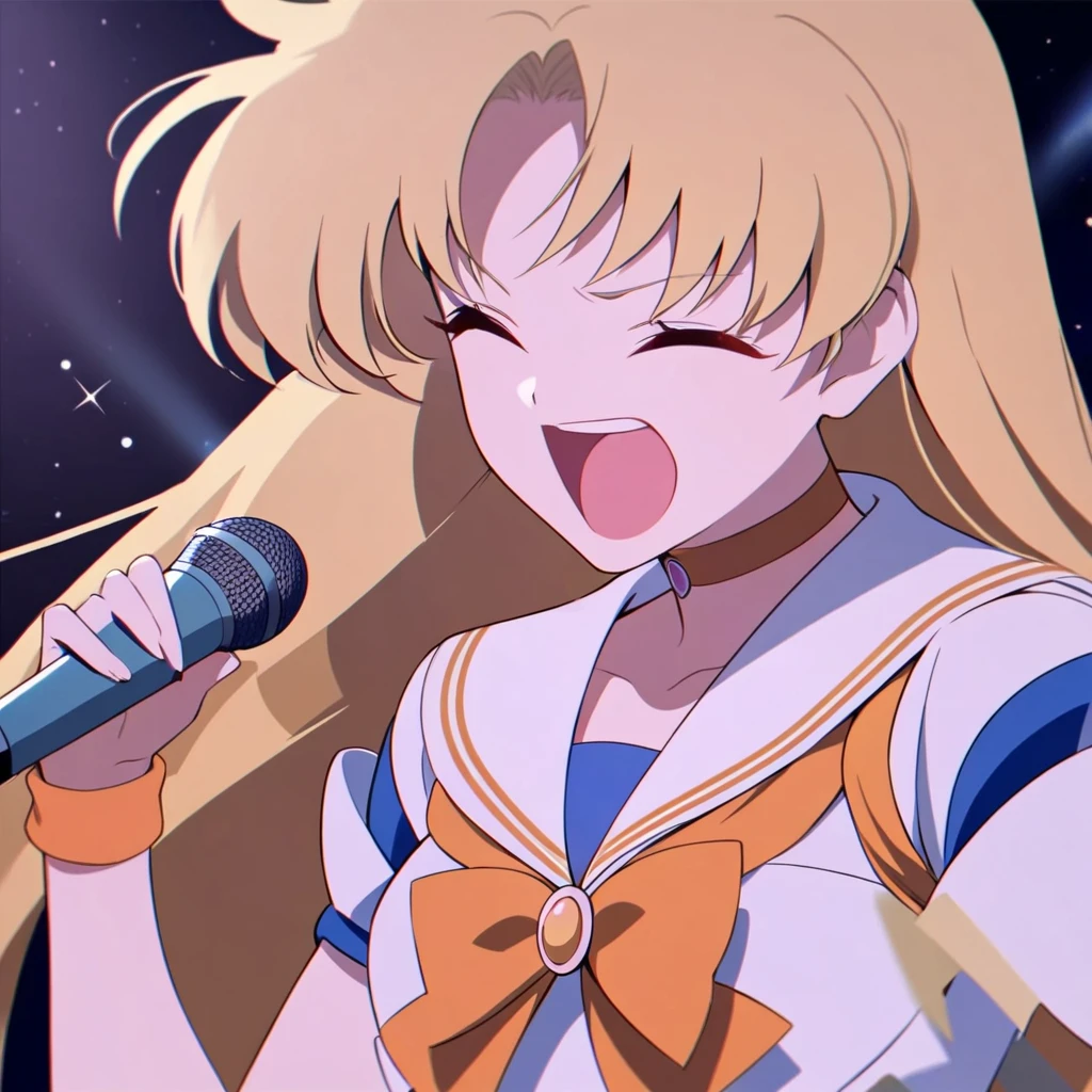 Sailor venus , singing