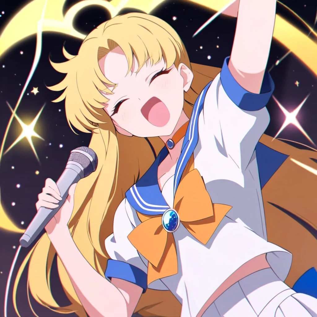 Sailor venus , singing 