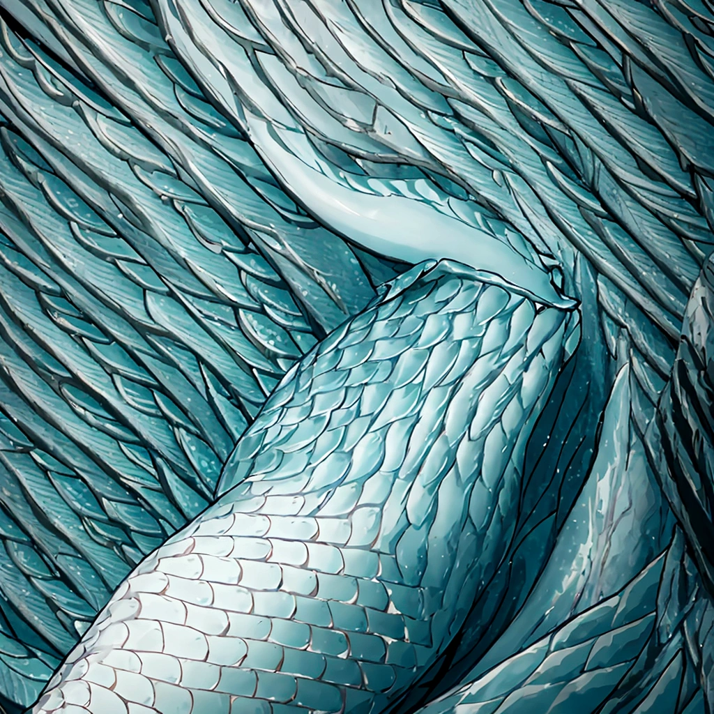 masterpiece, best quality, simple background, portrait, solo, 1man, merman, fish scales