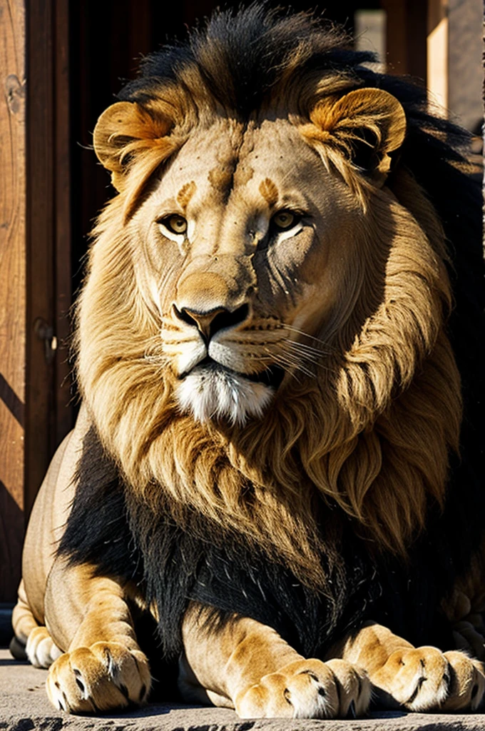 Lion with jewels