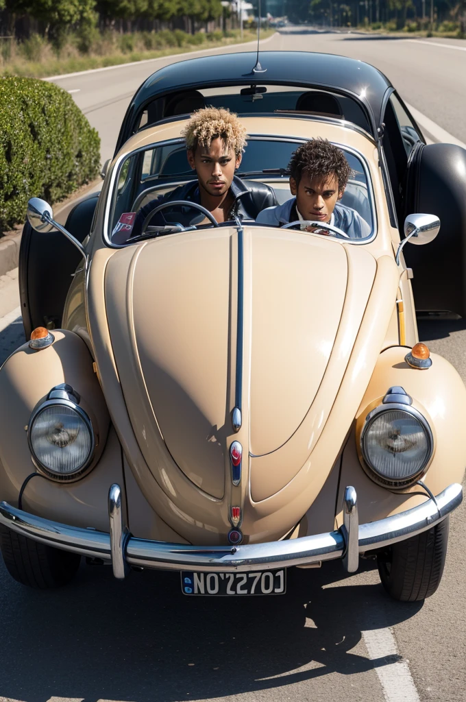 Neymar in a Beetle