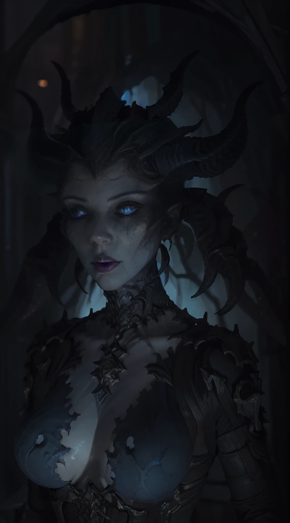 unreal engine:1.4,uhd,The best quality:1.4, fotorRealist:1.4, skin texture:1.4, masterpiece:1.8,(((beautiful woman Aesthetic horror,blue fire, portrait,beautiful detailed eyes,beautiful detailed lips,long eyeslashes,Dark shadows,deep look,macabre beauty,grotesque elegance))),(dynamic pose:1.0),ashamed,(centered,scale to fit dimensions,rule of thirds) surreal landscape,Nightmare visions,Psychological torment,Madness and beauty,Horror sublime,Obsidian Abyss,Forbidden secrets,Cryptic whispers,Hallucinatory dreams,blue background,(The best quality,4K,8K,High Resolutions,masterpiece:1.2),ultra detailed,(realist,fotorRealist,fotorRealist:1.37), looking at the camera