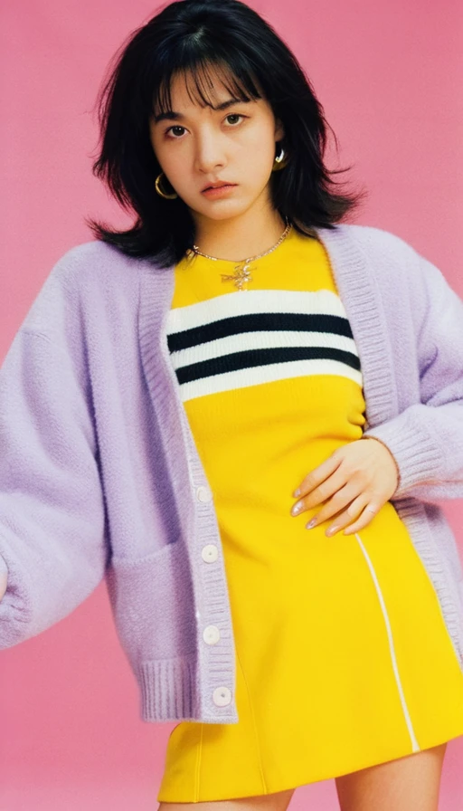 xxmixgirl, kooky portraits of 80âs mall s in retro clothing, shot on VHS