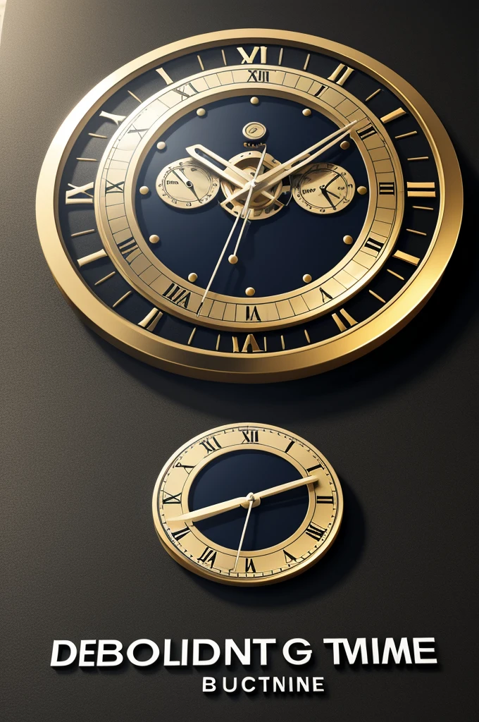 A logo of a company that is dedicated to building time machines