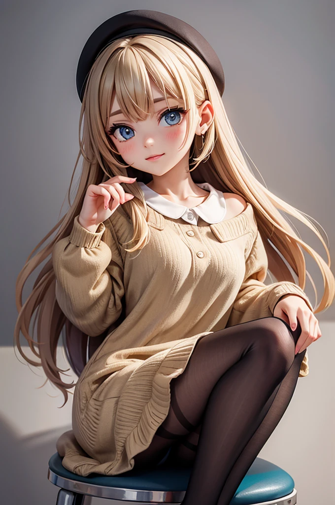 4 cute little daughter in pantyhose
