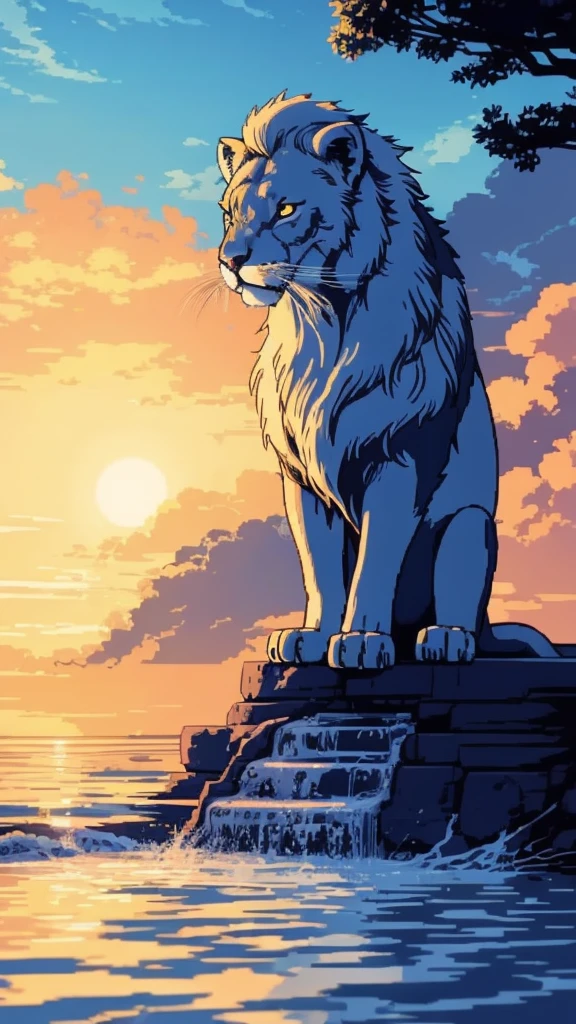 water lion, アニメ, super verbose, 4K