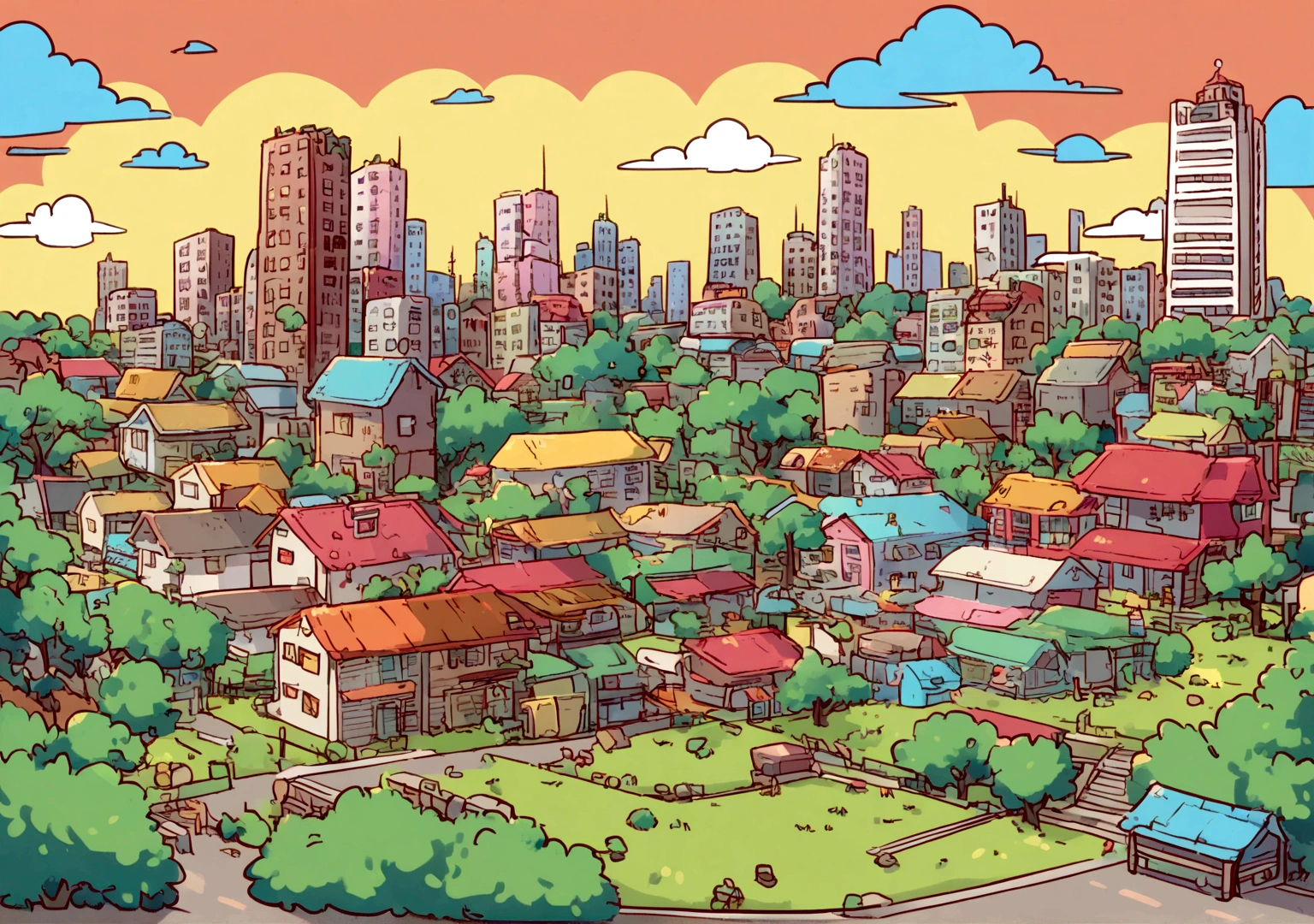 16 bit zombie apocalypse city background