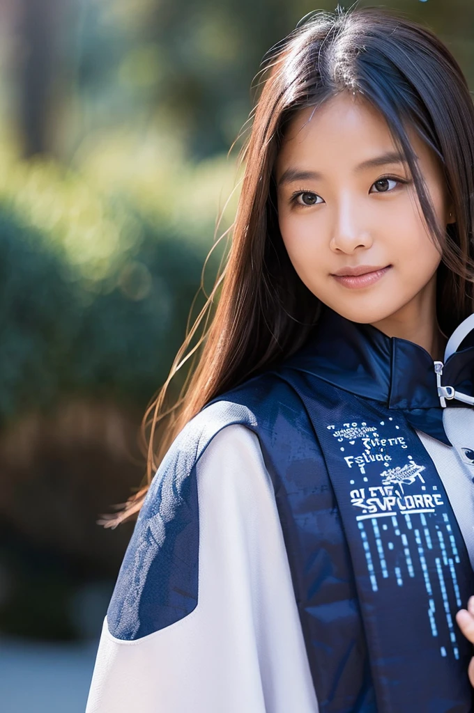 Close-up photo of an award-winning woman (SF Explorer:1.3) rider wear&#39;jacket and denim, [Style Psycho::10], Look out over a lush alien planet, (mountainscape:1.2) (tall grass:1.2), boulders,Highly detailed, Fine detail, (Convoluted:1.3), (Lens Flare:0.6), (Backlighting:0.8), Shallow depth of field,Full body high-definition painting,