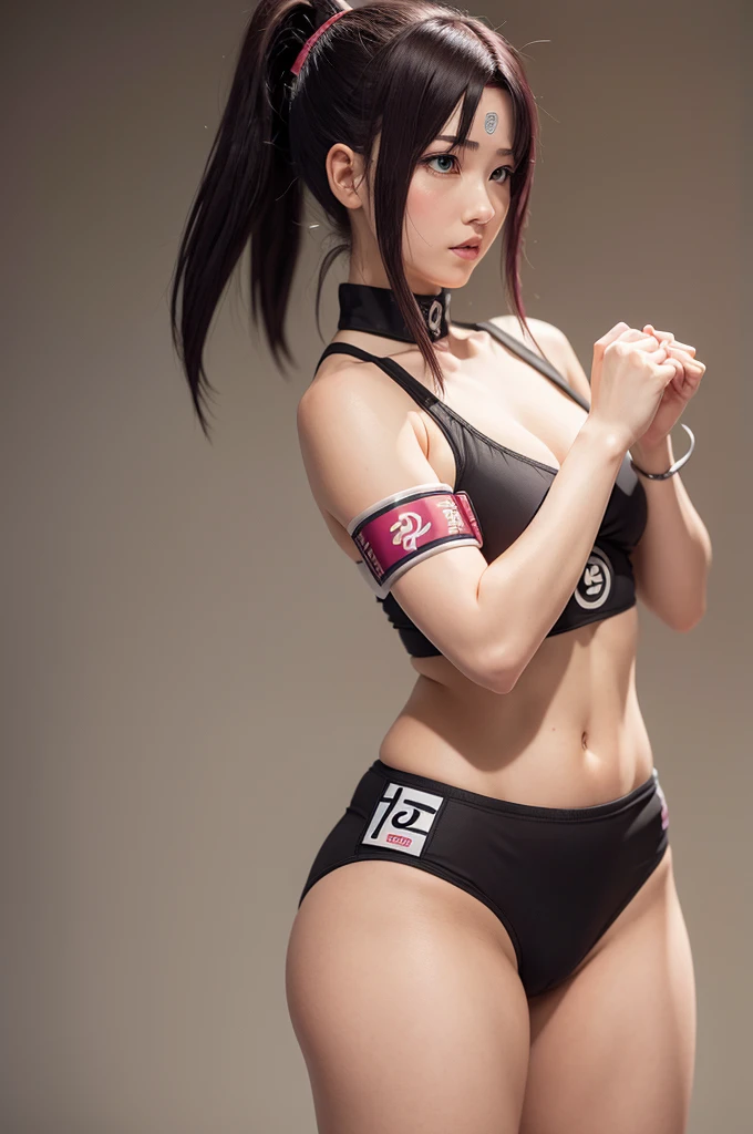 Create classic Naruto weigh-in, sakura 