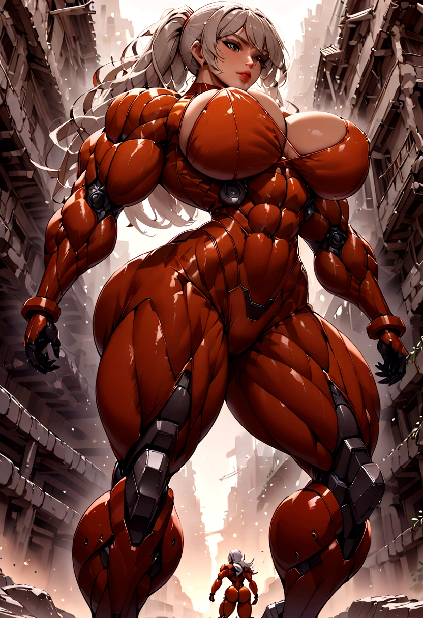 muscle woman mecha suit