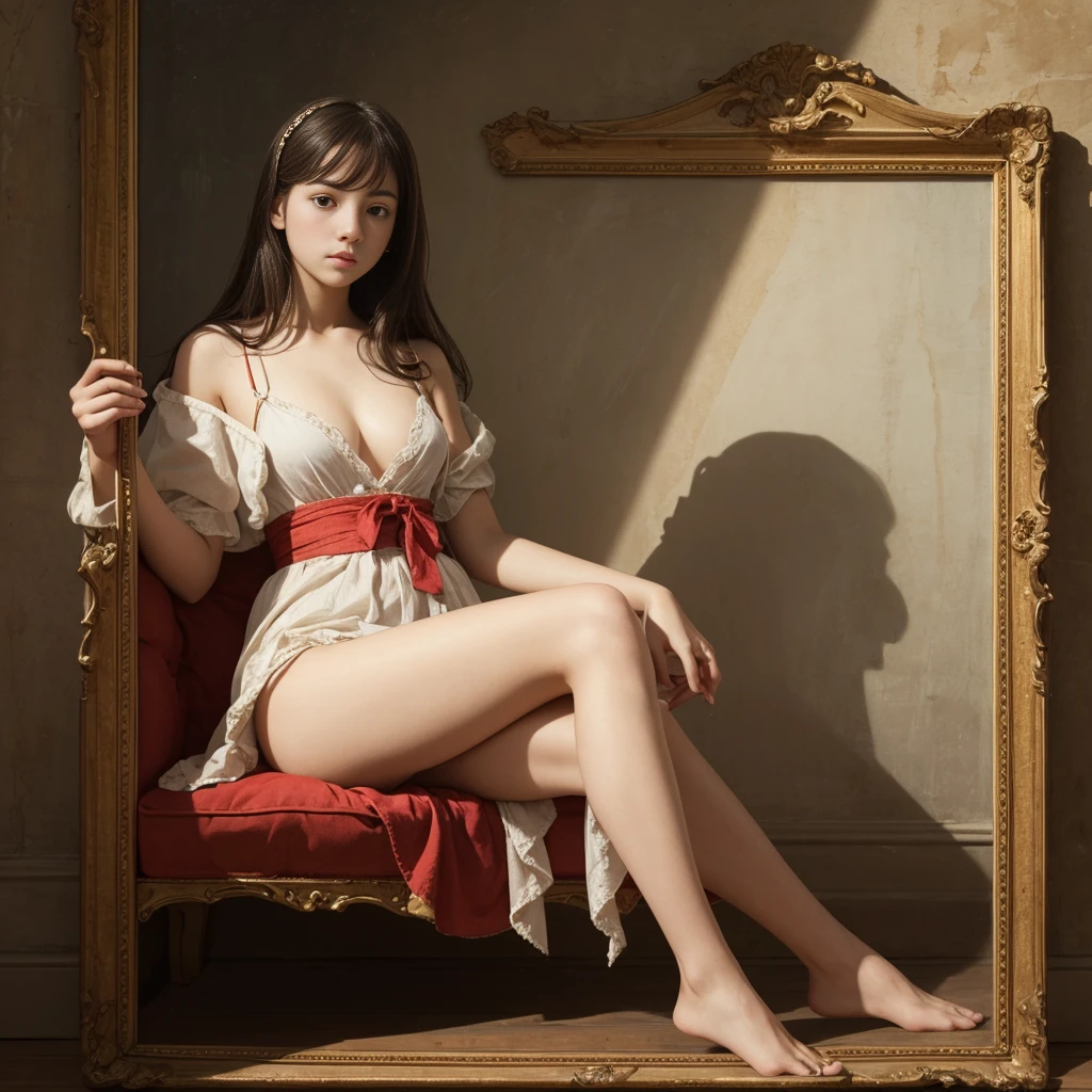 A masterpiece of the highest quality, featuring a girl holding an object.