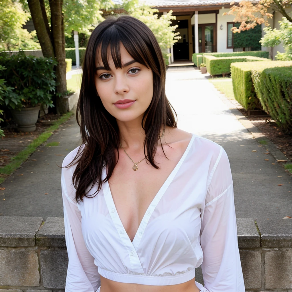 Dans cette nouvelle série d'images, le mannequin de 26 ans rayonne de fraîcheur et de vitalité alors qu'elle se lance dans une variété d'activités jeunes et passionnantes. Avec ses cheveux bruns lisses et brillants, elle encadre son visage avec élégance sous tous les angles. Son sourire contagieux illumine chaque photo d'elle, mettant en valeur son caractère vibrant et énergique. Dans une image on la voit en tenue de sport. Son corps de mannequin se démarque même dans des vêtements plus décontractés, montrant sa grâce et sa présence imposante. La caméra capture son profil alors qu'elle se plonge dans l'activité, démontrant sa confiance et sa capacité à exceller dans n’importe quelle situation. Son style impeccable et tendance s'associe à son charme naturel, capter l'attention de ceux qui l'entourent. La caméra capture son image sous différents angles, mettant en valeur son élégance sous tous les angles. La qualité des images, pris en 8k HD, vous permet d'apprécier chaque détail d'elle, des tons subtils de sa peau aux plis de ses vêtements. Sa présence charismatique et son style exceptionnel brillent dans chaque photographie, transmettant un sentiment de fraîcheur et de vitalité caractéristique de sa personnalité jeune et cool