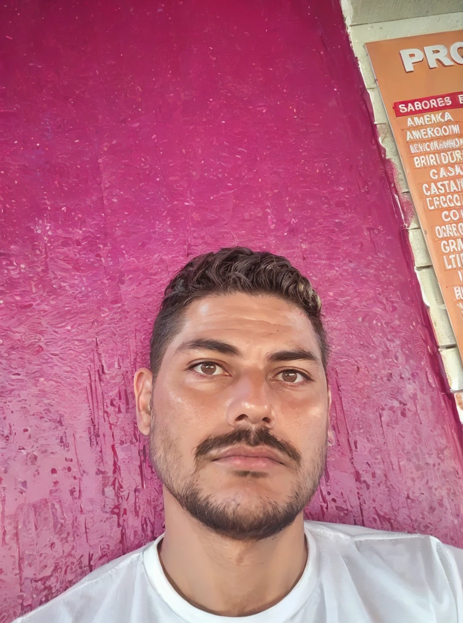 ((best quality)), (high detail), (original art), (1man), (1woman), (close up), (headshot), rugged face, 44 year old man with extremely short black hair and full thick beard, dark brown eyes, very intense gaze in his eyes, holding a woman with blond hair and brown eyes, (beautiful woman), embers of fire in the air, warrior spirit, HDR, 3D, digital art style.