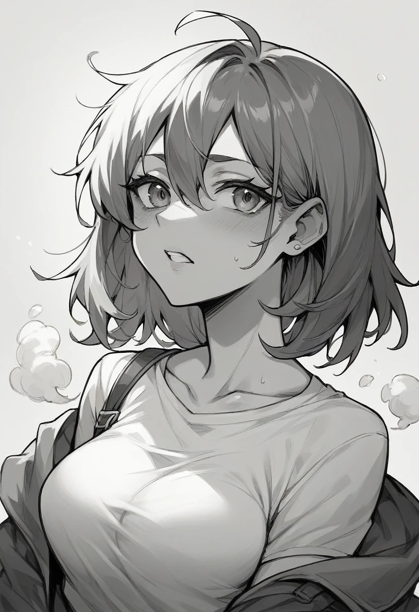 Dark-haired junior high school girl、Japanese、Berry Short、mash、Bobcut、cute、Large breasts、The chest is emphasized、I&#39;ll give my boyfriend a blowjob、The world&#39;s sexiest、During a blowjob、